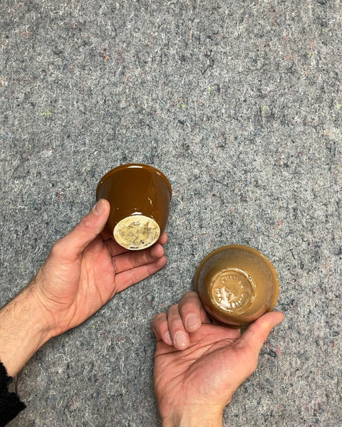 Two Small Ceramic Bowls Made In The USA
