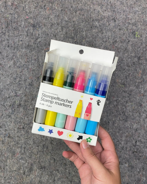 Stempeltuscher Stamp Markers, 6 Pieces