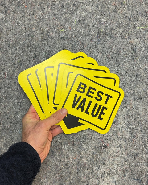Bunch Of Best Value Signs