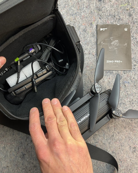Hubsan Zino Pro+ Drone with Case and Manual, Untested But Looks Like New