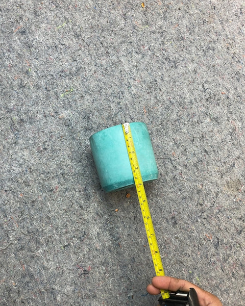 Teal Concrete Planter