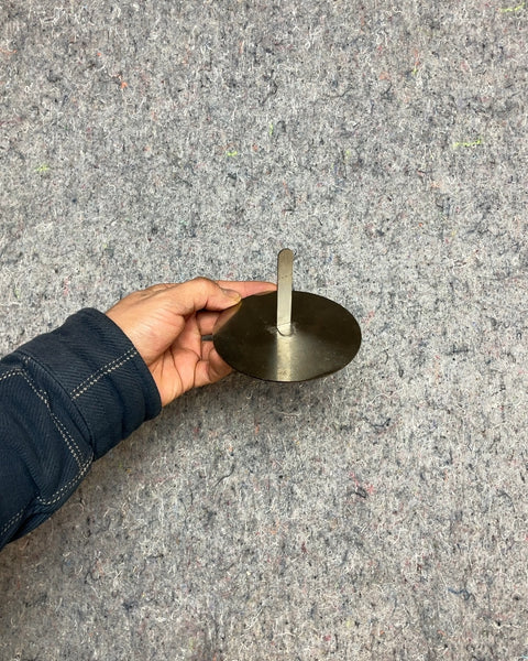 Slick Metal Candle Holder