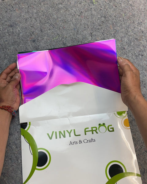 Vinyl Frog Arts & Crafts Holographic Vinyl Sheet