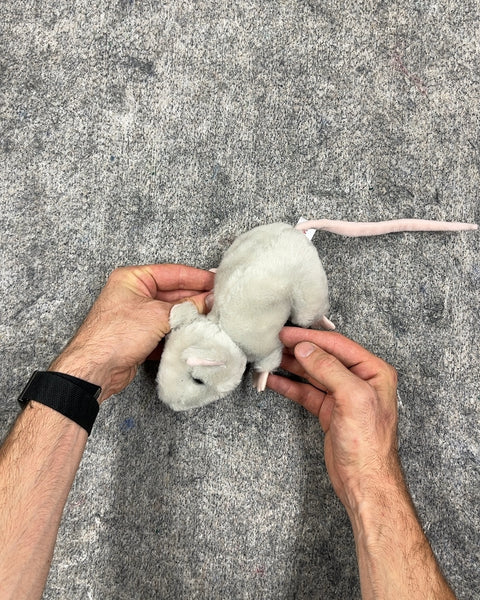 Aurora Gray Plush Rat Toy