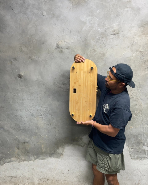 Bamboo Monitor Stand, 10.5x5.5x25.5"
