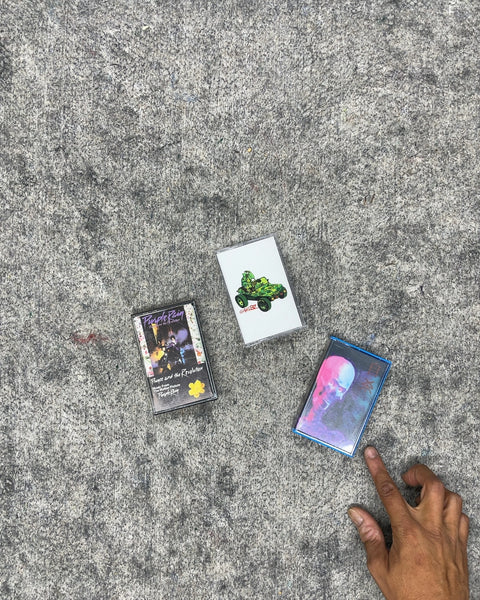 Assorted Music Cassette Tapes, One of them is Prince
