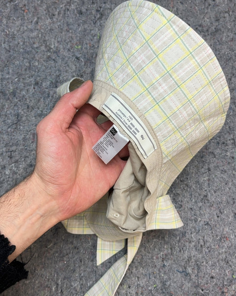 Rokh Wide Checked Brim Hat, Women One Size