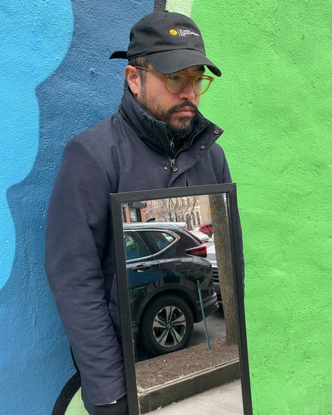 Simple Framed Mirror, 14x48”