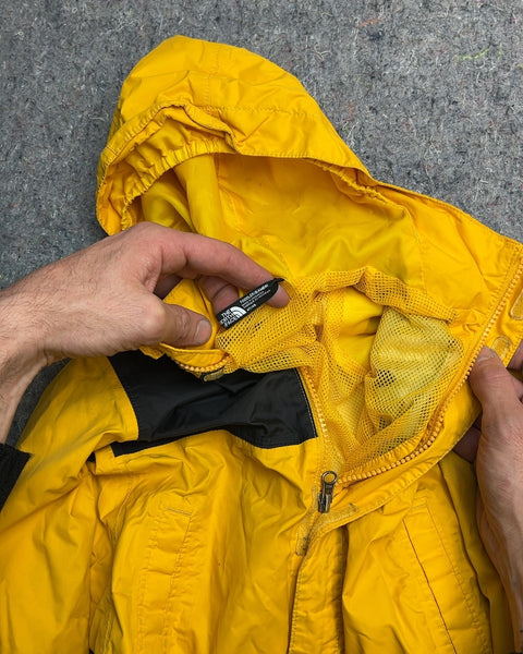 The North Face Yellow and Black Rain Jacket, Size Kids 4T