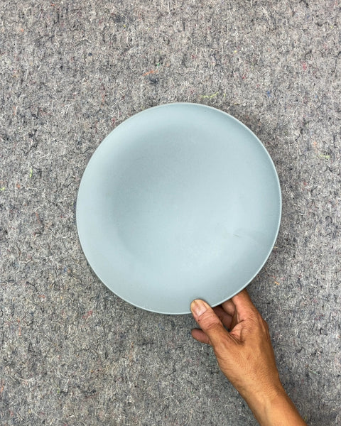 Blue-Grey Dinner Plate, 10"