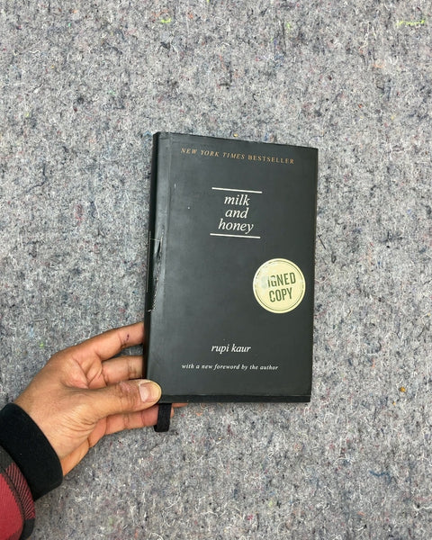 Milk and Honey Hardcover Signed Copy by Rupi Kaur