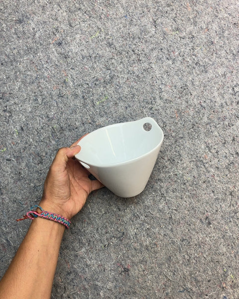 Crate & Barrel Kai White Porcelain Noodle Bowl