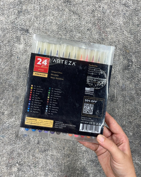 Arteza 24 Real Brush Pens