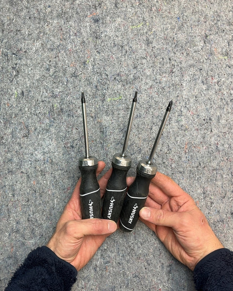 Husky Ratcheting Screwdrivers, Set of 3