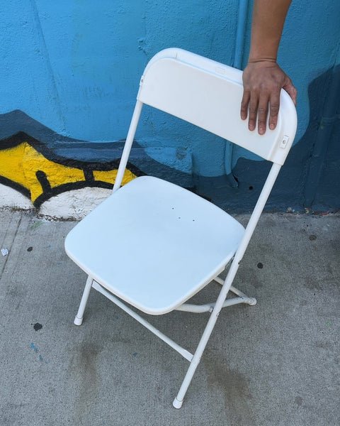 White Folding Chair