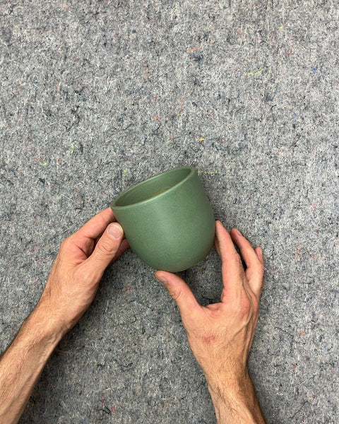 The Sill Green Ceramic Planter, W4"
