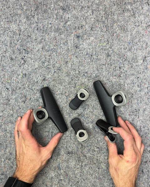 Black Bag Clips Set With Magnets