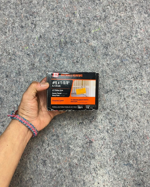 Drywall Screws, #6 x 1-5/8"