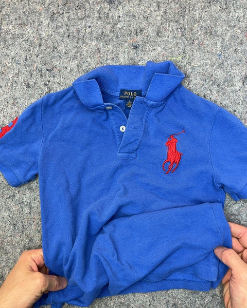 Polo Ralph Lauren Blue Polo Shirt, Size Kids 6