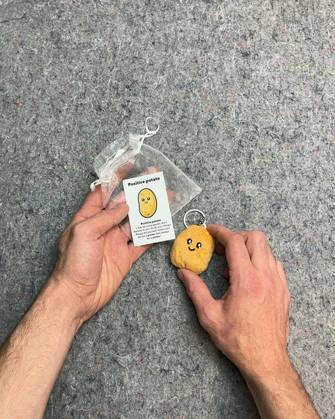 Positive Potato Keychain