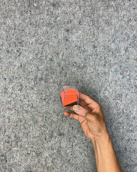 Impossible Orange and Black Lil' Puzzle For An Impossible Subway Ride