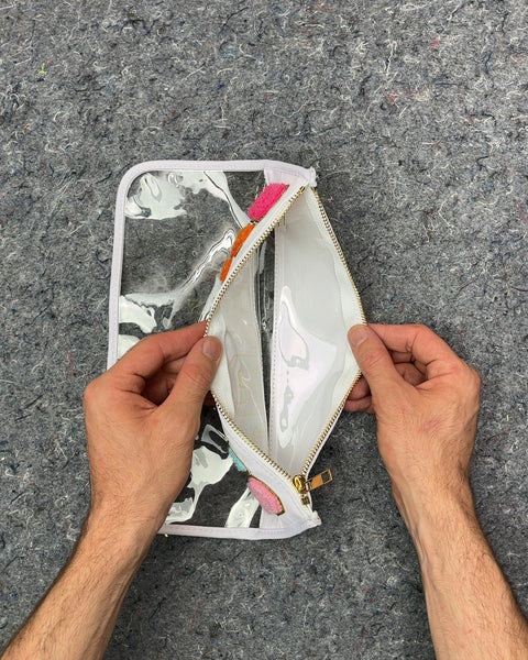 Snacks Clear Zipper Pouch