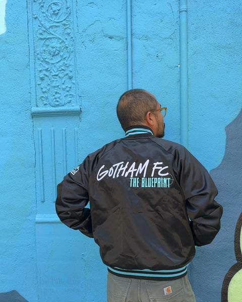 Brand New Gotham FC The Blueprint Bomber Jacket, Size S