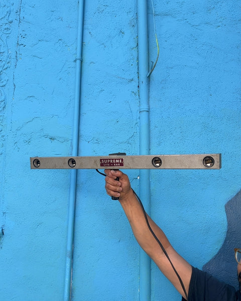 Vintage Supreme Metal Movie Light Bar, Works!