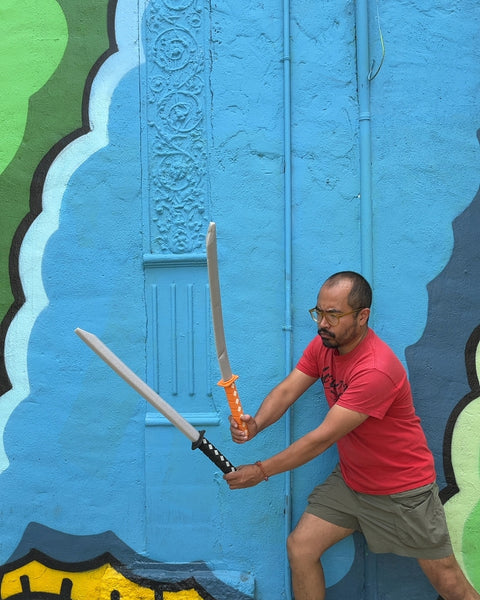 Set of 2 Toy Foam Swords