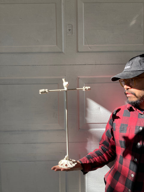 Dope Metal Birdie Thing You Could Hand Belts, Ties, Jewelry Or Even Toilet Paper On