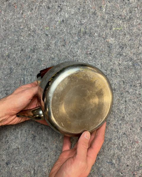 Vintage Stainless Steel Tea Kettle