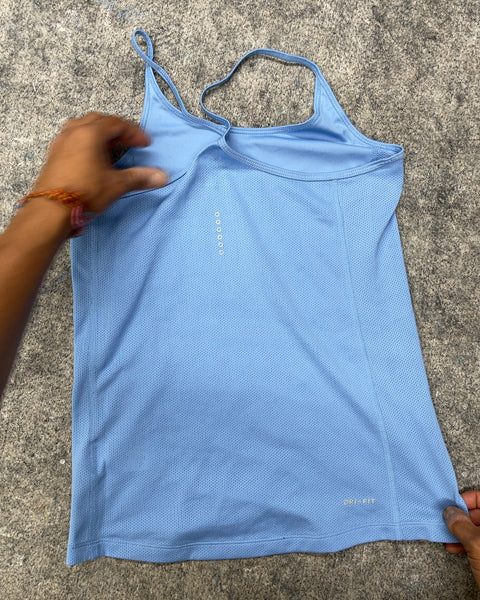 Nike Dri-FIT Racerback Mesh Running Tank Top, Size XS