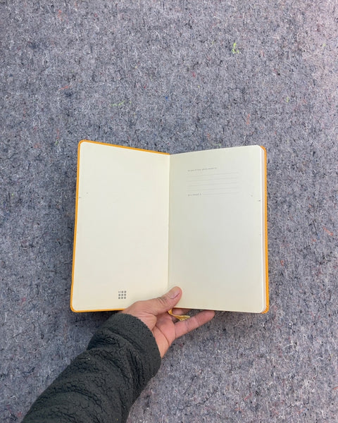 Moleskine-esque Notebook, Yellow