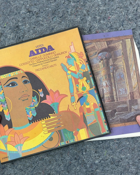 Verdi Aida Opera Record Album by Riccardo Muti