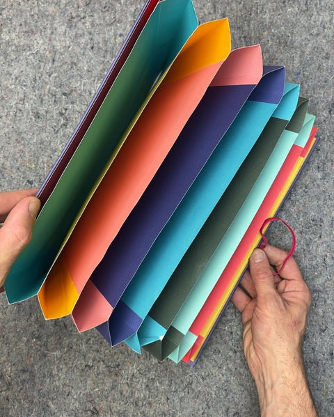 Colorful Accordion File Folder