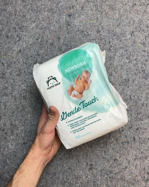 30 Mama Bear Gentle Touch Diapers, Newborn