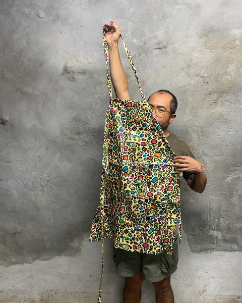 Colorful Leopard Print Apron
