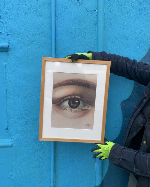 Framed Eye Print, 15x19"