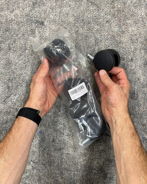AAOUT Caster Wheels 22mm Black 5-Pack
