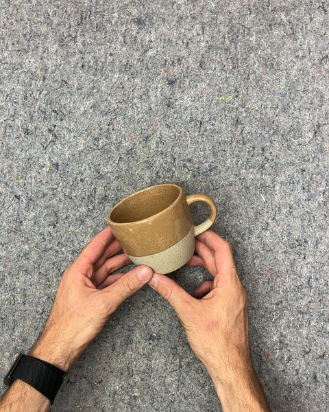Cute Two-Tone Ceramic Mug