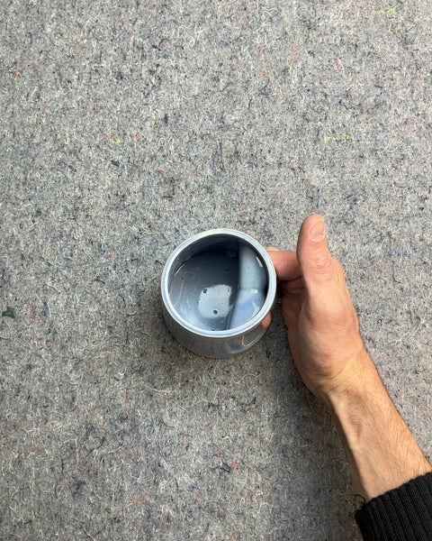 Blue Ceramic Tiki Mug