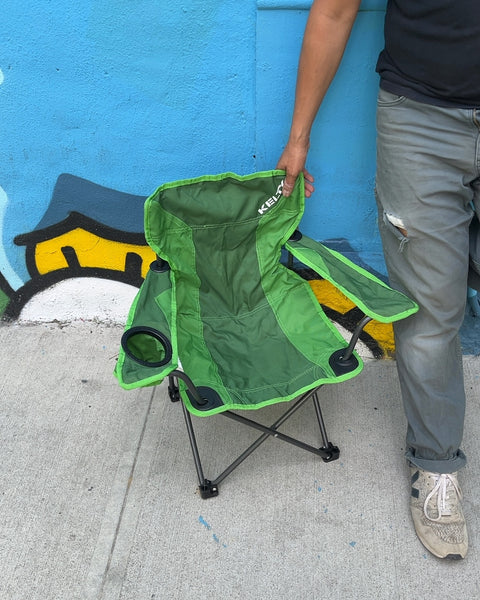 Like New Kelty Green Foldable Kids Camping Chair