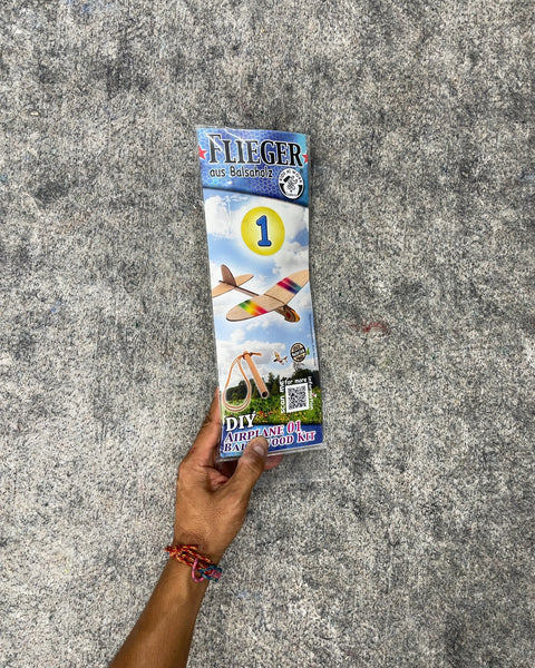 Corvus Kids at Work DIY Balsa Wood Airplane Kit 01