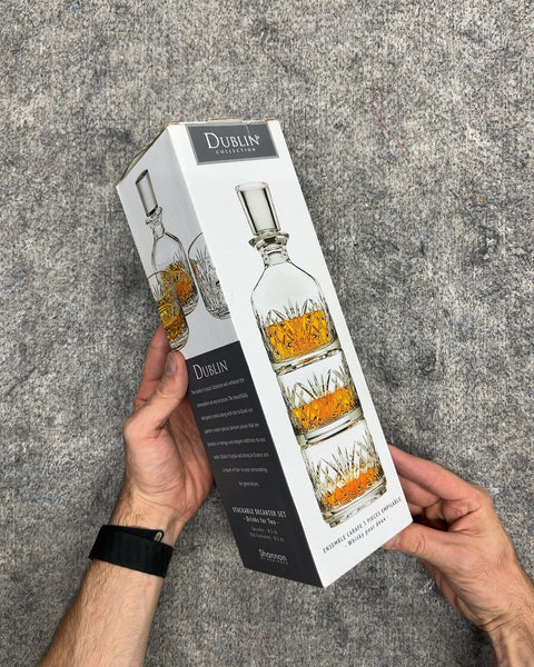 Shannon by Godinger Dublin Stackable Decanter Set