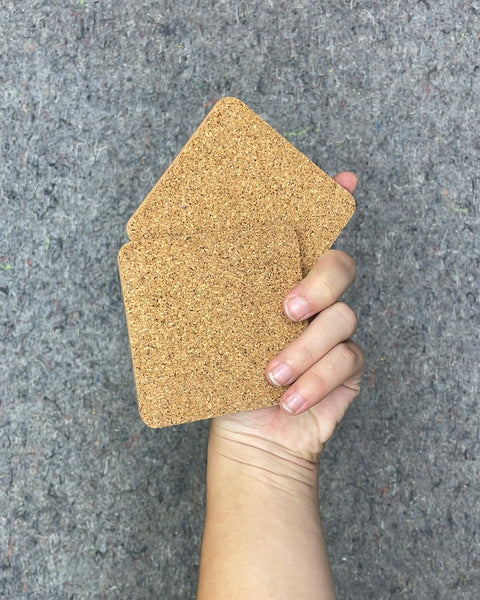 Cork-Backed Cool Coasters