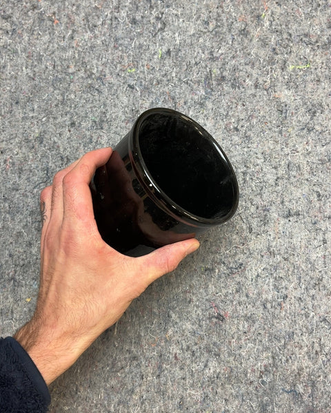 Black Ceramic Utensil Holder