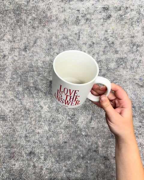 Love Is the Answer Ceramic Coffee Mug