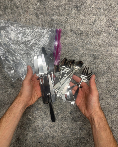 Assorted Stainless Steel Flatware Set