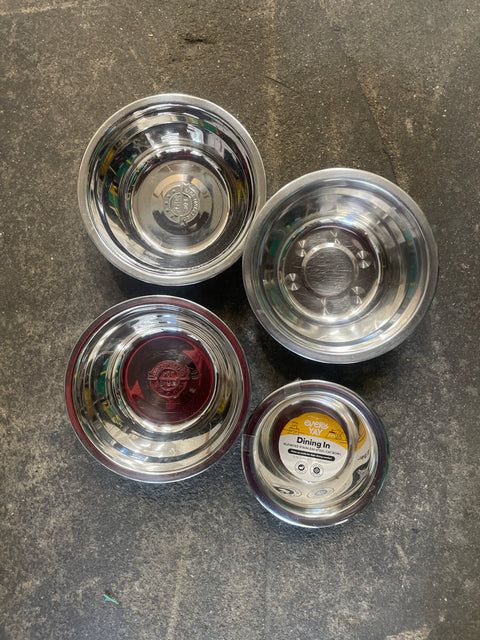 Set of Small Metal Bowls