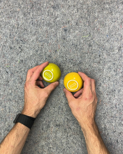 Small Yellow and Green Ceramic Sauce Bowls From Fish Eddy